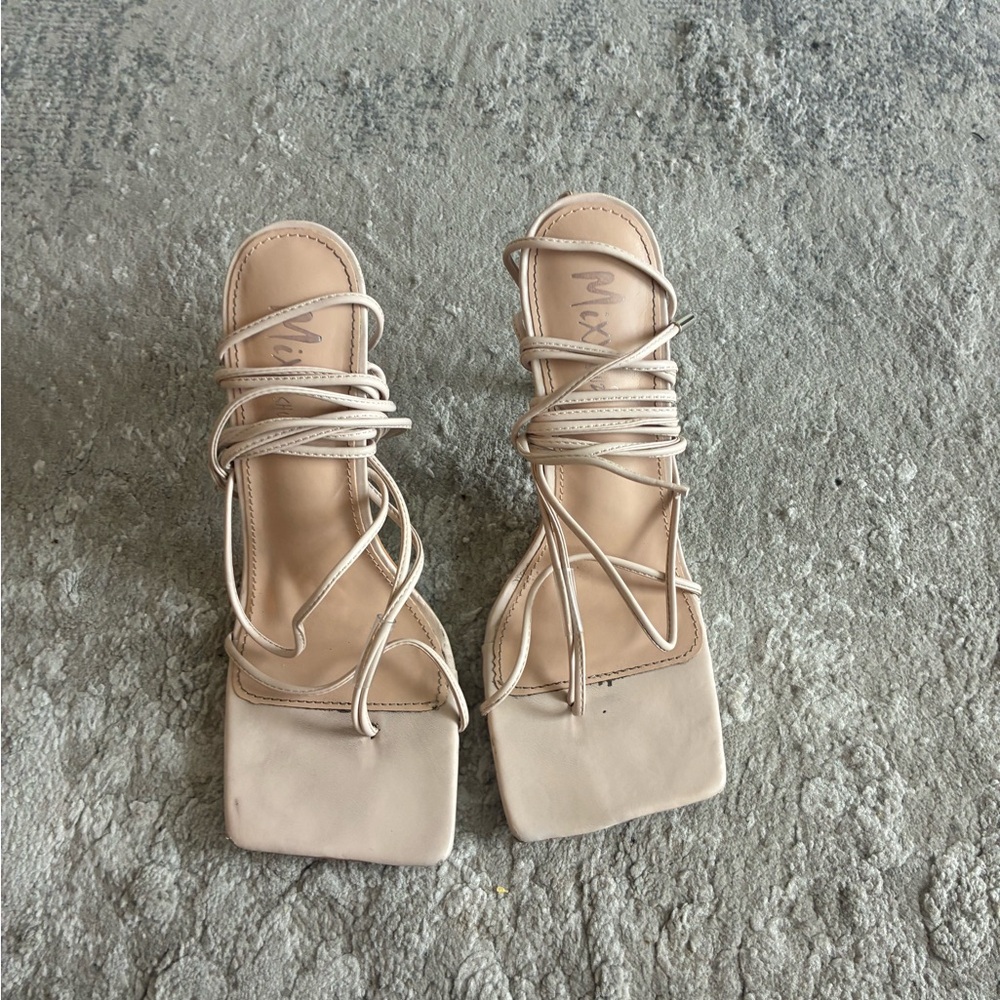 Beige Strappy Women's Sandals